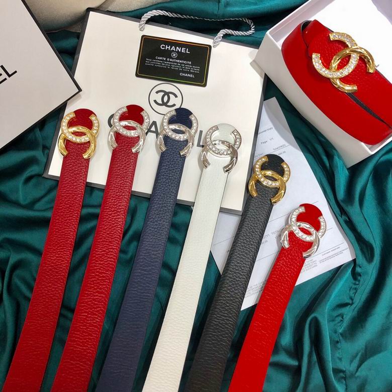 Chanel Belt 30mmX95-110cm 7D58